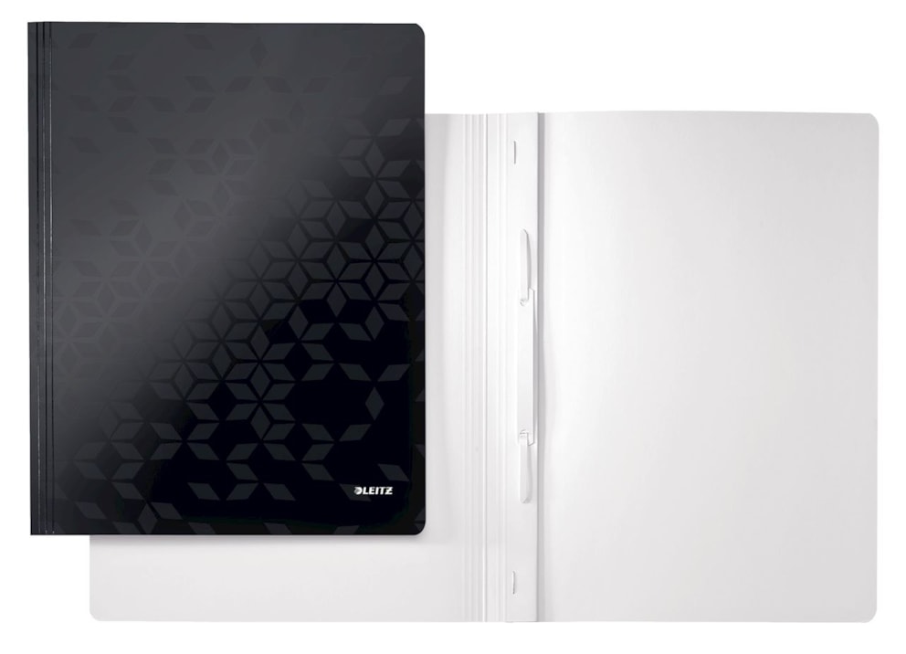 Skoroszyt kartonowy WOW Leitz, czarny