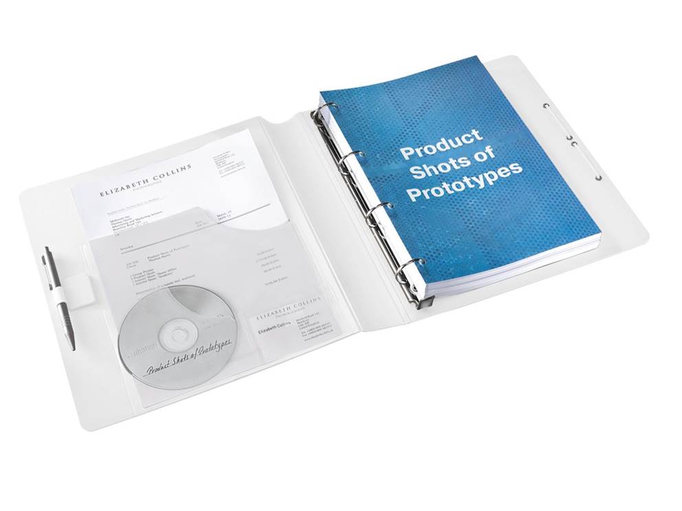 Segregator ringowy Leitz WOW, 4DR/30mm Softclick, żółta