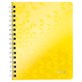 Kołonotatnik w kratkę A4 PP Leitz WOW, żółty