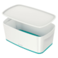 MyBox mały z pokrywką Leitz WOW, turkusowy