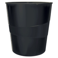 Kosz na śmieci 15L Leitz WOW, czarny