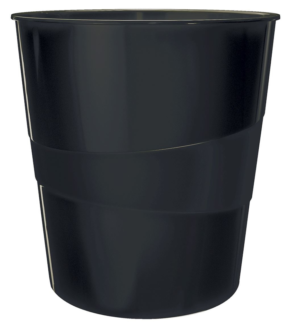 Kosz na śmieci 15L Leitz WOW, czarny
