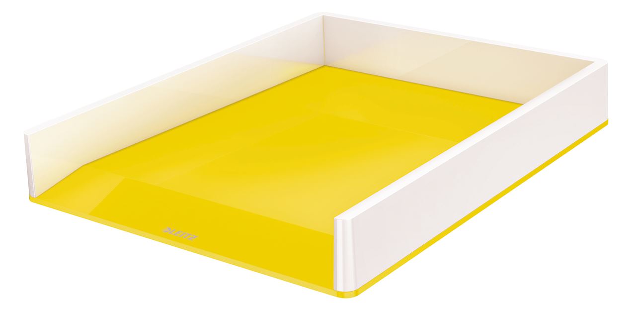 Półka na dokumenty Leitz WOW dwukolorowa, żółta