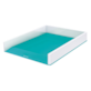 Półka na dokumenty Leitz WOW dwukolorowa, turkusowa