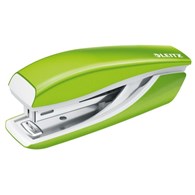 Zszywacz Mini metalowy Leitz WOW, zielony, 10 lat gwarancji, 10 kartek