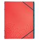 Teczka segregująca z 6 przekładkami Leitz Urban Chic, PP, A4, mieści 250 kartek, czerwona