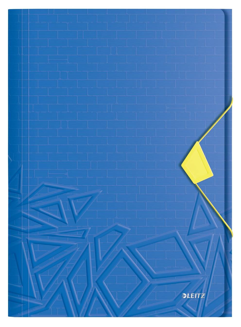Teczka z gumką Leitz Urban Chic, PP, A4, grzbiet 15 mm, mieści 150 kartek, niebieska
