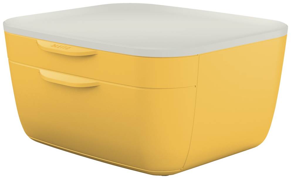 Pojemnik z szufladami Leitz Cosy, żółty