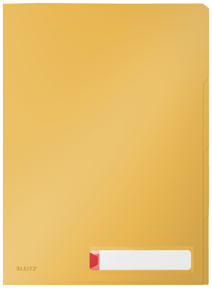 Folder A4 z 3 przegródkami Leitz Cosy, żółta 3 szt./opak.