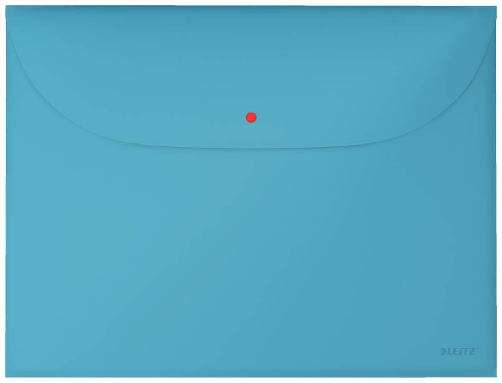 Teczka kopertowa z 2 przegródkami Leitz Cosy, niebieska 3 szt./opak.