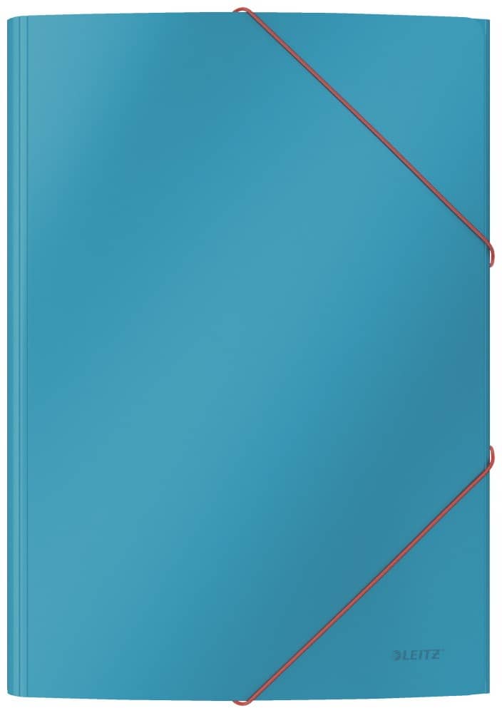 Teczka kartonowa z gumką Leitz Cosy, A4, niebieska