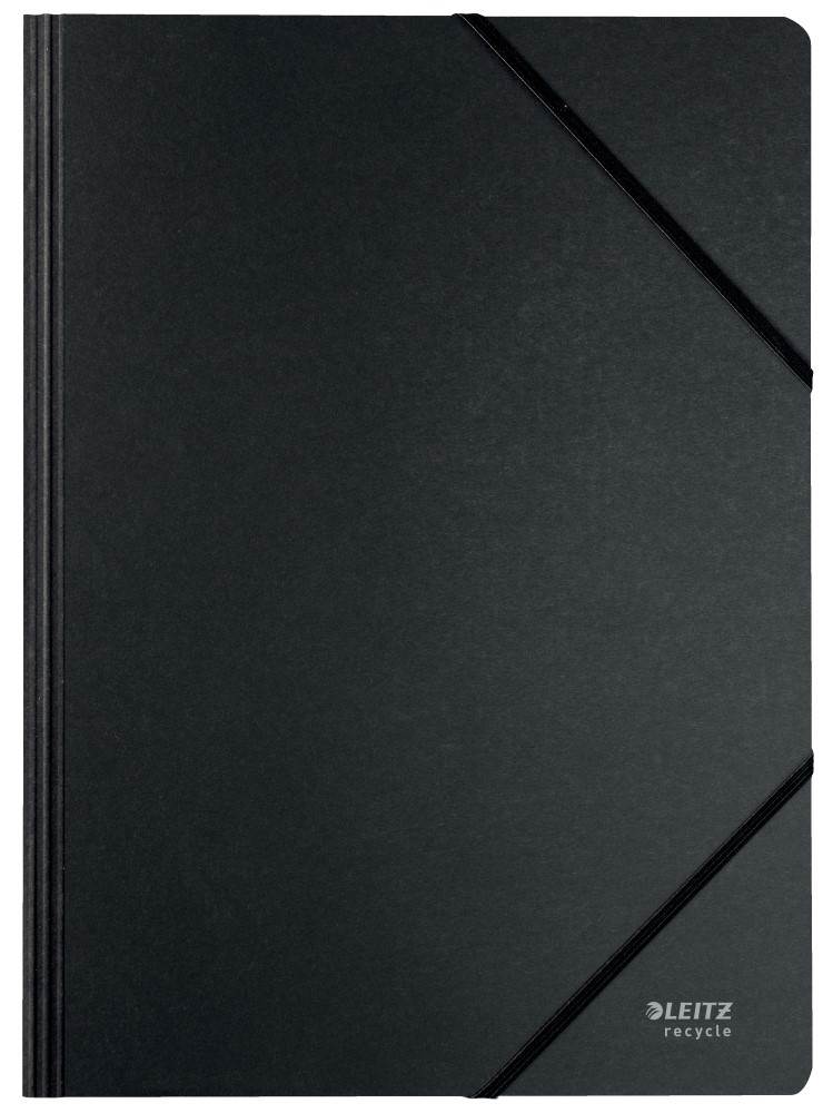 Elastyczny Folder Recycle A4, czarna
