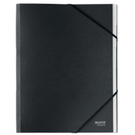 Teczka z przekładkami Recycle A4 6 przekładek, czarny