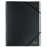 Teczka z przekładkami Recycle A4 12 przekładek, czarny