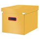 Pudełko do przechowywania Leitz C&S Cosy, duże, rozmiar L, żółte