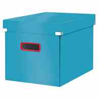 Pudełko do przechowywania Leitz C&S Cosy, duże, rozmiar L, niebieskie
