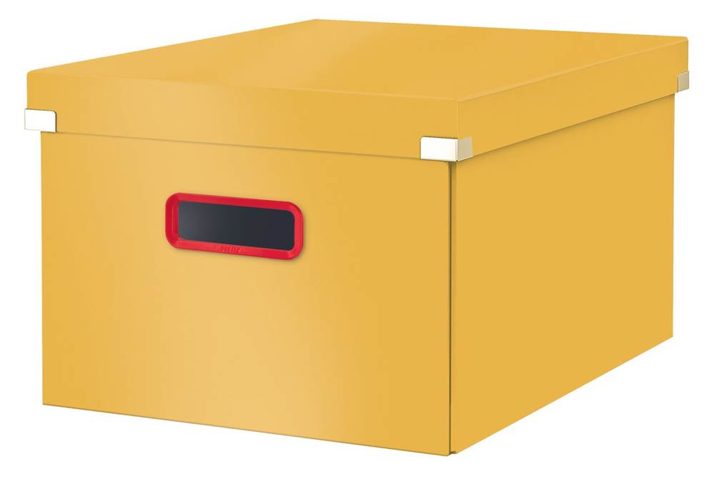 Pudełko do przechowywania Leitz C&S Cosy, średnie, żółte