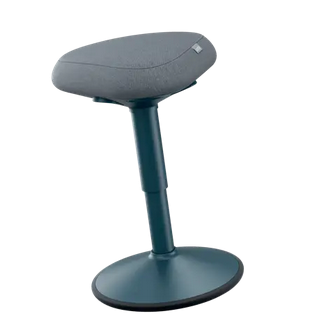 Stołek Leitz Ergo do aktywnego siedzenia z wygodnym siedziskiem Szary ciemny