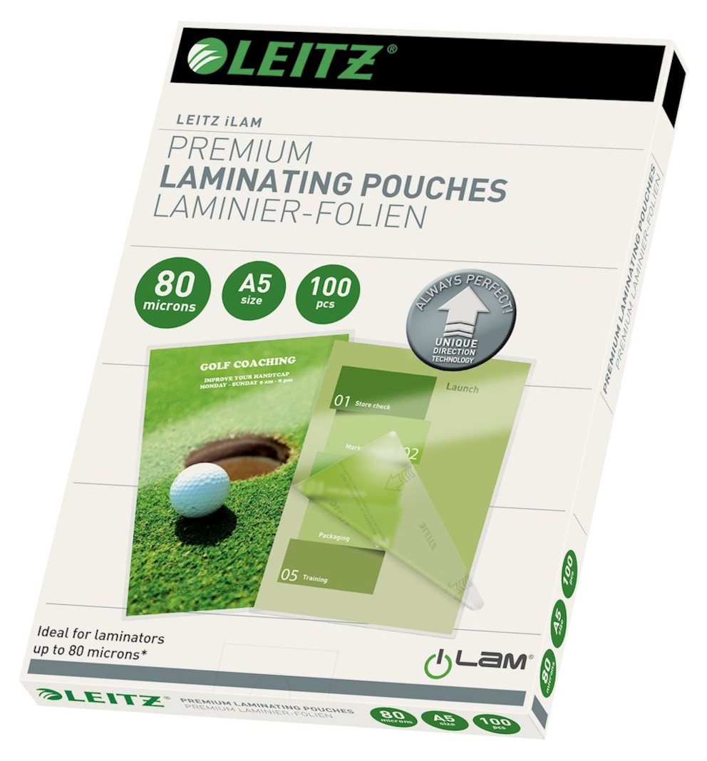 Folia do laminacji Leitz UDT A5 80 mic. 100 szt./opak.