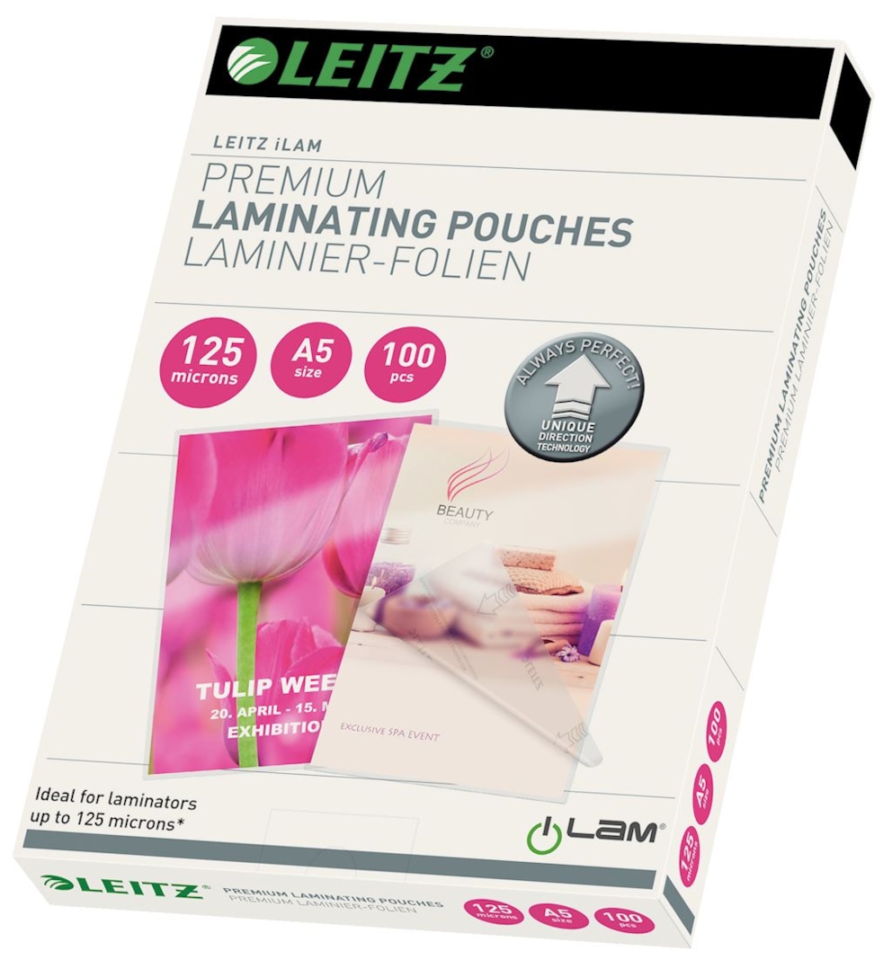 Folia do laminacji Leitz UDT A5 125 mic. 100 szt./opak.