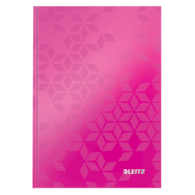 Brulion w kratkę A5 Leitz WOW, różowy