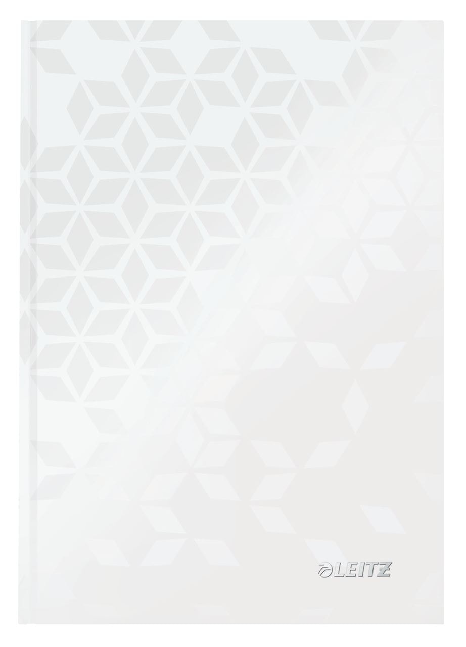 Brulion w kratkę A5 Leitz WOW, biały