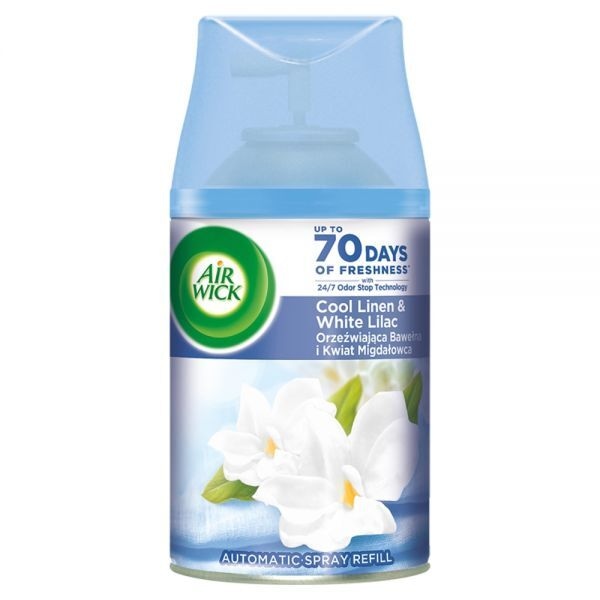 Air Wick Wkład do automatycznego odświeżacza powietrza Orzeźwiająca bawełna kwiat migdałowca 250 ml