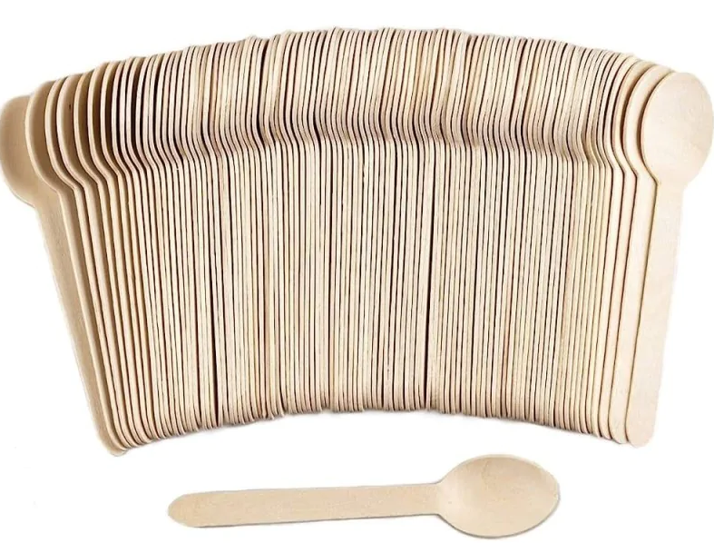 Łyżeczka  drewniana 100szt BIT WU