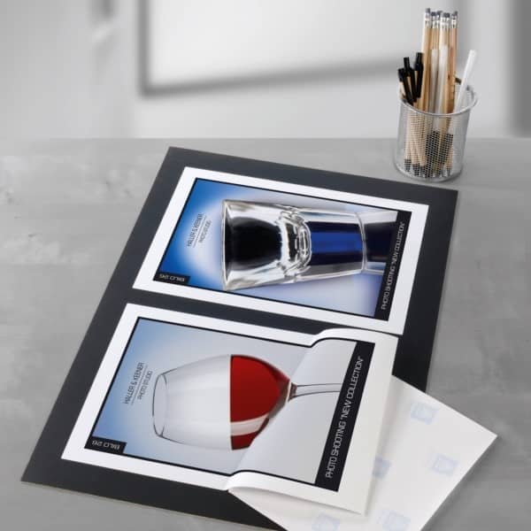 Błyszczące folie samoprzylepne; A4, 50 szt./op., powlekane, grubość 0,2 mm, białe, wysokobłyszczące