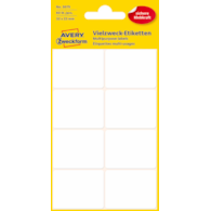 Białe minietykiety do opisywania ręcznego; 60 etyk./op., 32 x 23 mm, białe