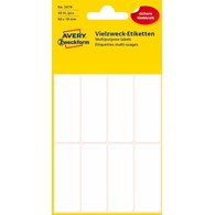 Trwałe minietykiety do opisywania ręcznego; 48 etyk./op., 50 x 19 mm, białe