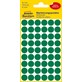 Kółka do zaznaczania kolorowe; 270 etyk./op., O12 mm, zielone