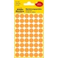 Kółka do zaznaczania kolorowe; 270 etyk./op., O12 mm, pomarańczowe odblaskowe