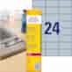 Etykiety znamionowe srebrne; A4, 20 ark./op., 70 x 37 mm, srebrne, poliestrowe