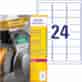 Etykiety polietylenowe ultra resistant, A4, 40 ark./op., 63,5x33,9mm