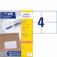 Etykiety uniwersalne, 105 x 74 mm, A5, białe