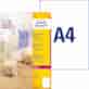 Etykiety przezroczyste Crystal Clear; A4, 25 ark./op., 210 x 297 mm, przezroczyste