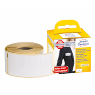 Identyfikatory imienne w rolce do drukarek termicznych DymoTM ; 200 etyk. / rolka, 41 x 89 mm, usuwalne, białe