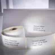 Etykiety adresowe w rolce do drukarek termicznych DymoTM ; 260 etyk. / rolka, 18 rolek w opak,  36 x 89 mm, trwałe, białe