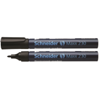 Marker permanentny SCHNEIDER Maxx 230, okrągły, 1-3 mm, czarny