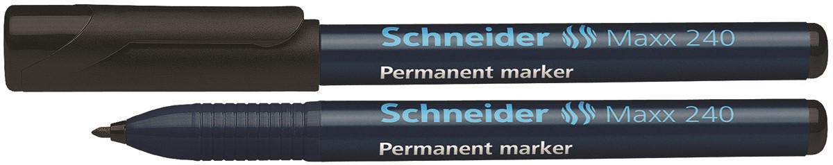 Marker permanentny SCHNEIDER Maxx 240,1-2 mm, czarny