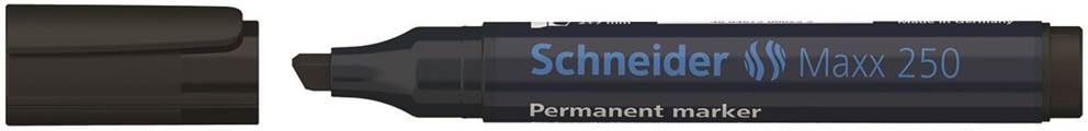Marker permanentny SCHNEIDER Maxx 250, ścięty, 2-7mm, czarny