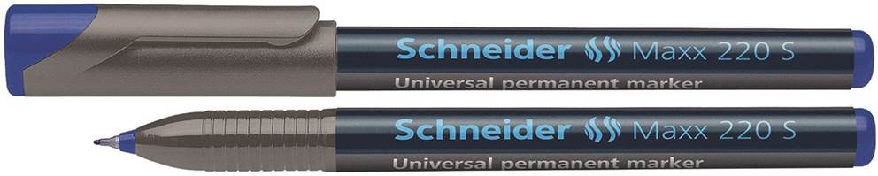 Foliopis permanentny SCHNEIDER Maxx 220 S, 0,4 mm, niebieski