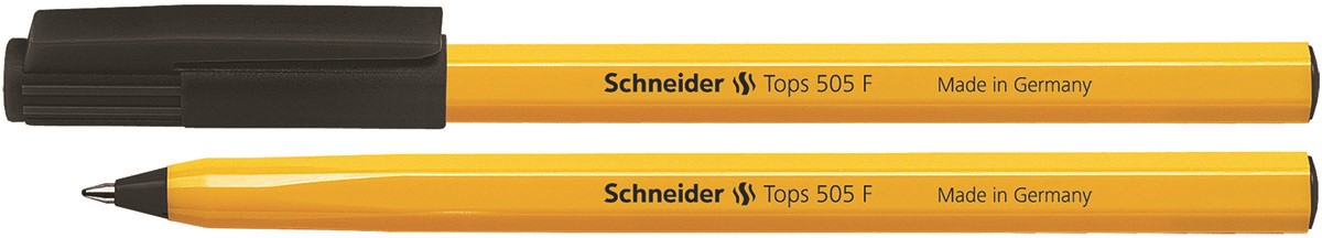 Długopis SCHNEIDER Tops 505, F, czarny