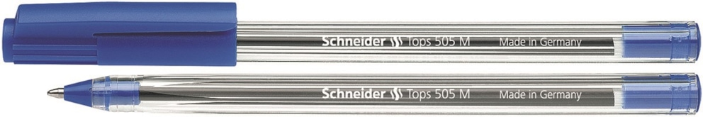 Długopis SCHNEIDER Tops 505, M, niebieski