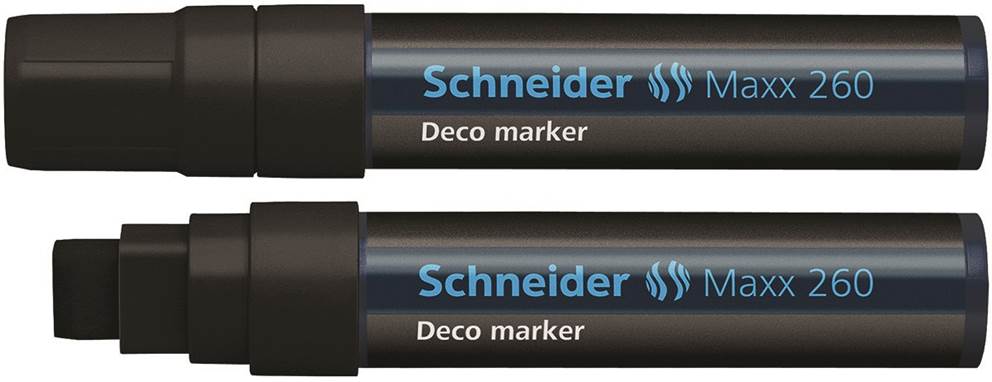 Marker kredowy SCHNEIDER Maxx 260 Deco, 5-15 mm, czarny