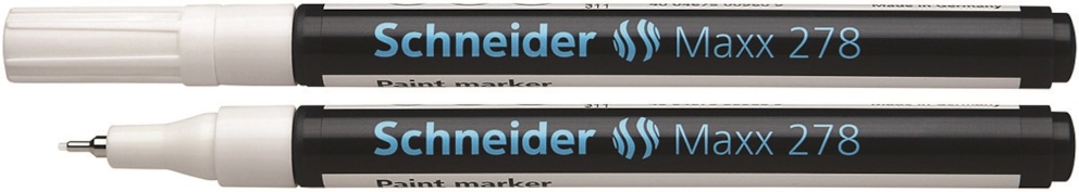Marker olejowy SCHNEIDER Maxx 278, 0,8 mm, biały