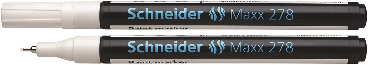 Marker olejowy SCHNEIDER Maxx 278, 0,8 mm, biały