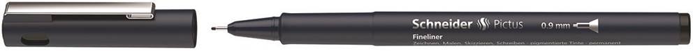 Cienkopis SCHNEIDER Pictus, 0,9 mm, czarny