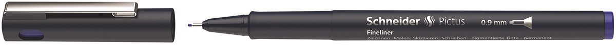 Cienkopis SCHNEIDER Pictus, 0,9 mm, niebieski
